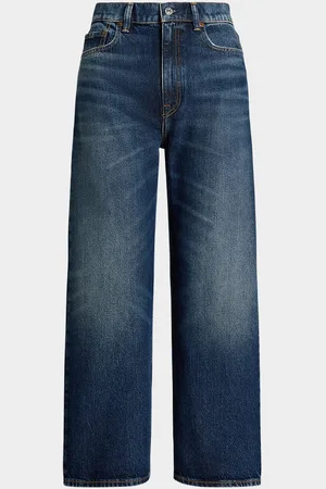Ralph Lauren High-Rise Wide-Leg Crop Jeans