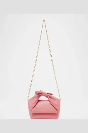 J.W.Anderson Twister Midi Bow Leather Top-Handle Bag