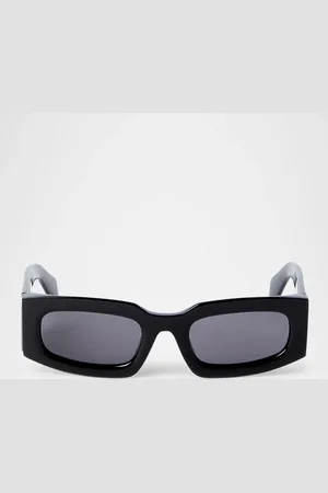 OFF-WHITE Cary Arrow Oval Sunglasses