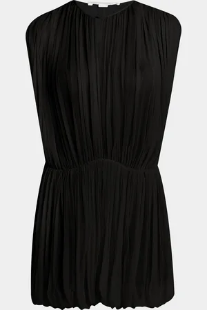 Stella McCartney Gathered Creponne Drape Mini Dress