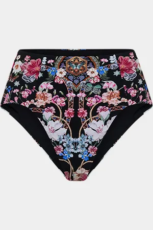 Camilla High-Waist Paneled Bikini Bottoms
