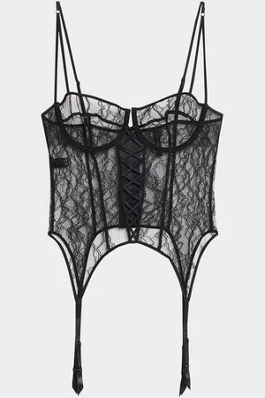 Kiki de Montparnasse Precieuse Lace Garter Bustier