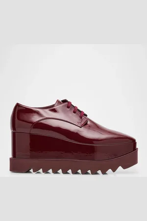 Stella McCartney Elyse Patent Alter Platform Sneaker Loafers