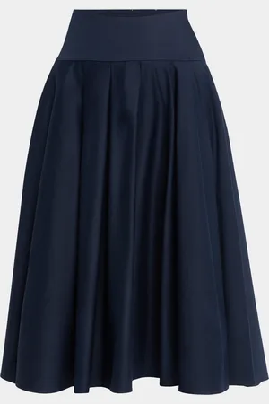 Kobi Halperin Koda Pleated A-Line Midi Skirt