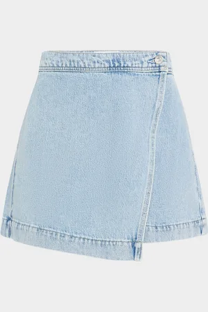 Paige Aven Denim Mini Skirt