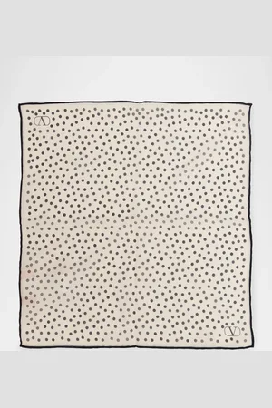 VALENTINO GARAVANI Polka Dot-Print Silk Pocket Square