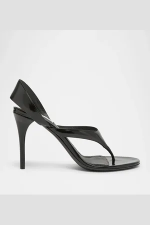 Alaïa Leather Thong Slingback Sandals