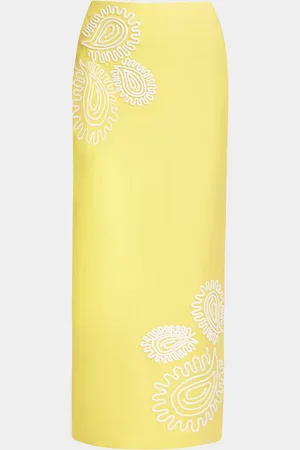 Significant Other Carly Embroidered Maxi Skirt