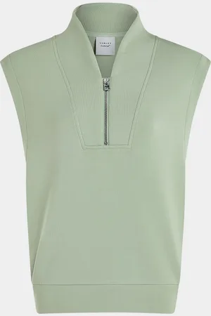 Varley Loretta Half-Zip Sleeveless Sweatshirt