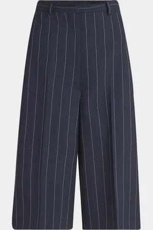 Stella McCartney Pinstripe Wide-Leg Culottes