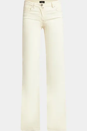 Etro Mid-Rise Soft Denim Flare Jeans