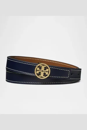 Tory Burch Miller Reversible Smooth Leather Belt