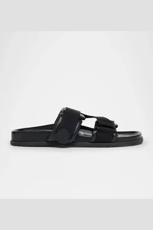 Moncler Mon Summer Leather Crisscross Sandals