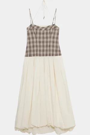 Simkhai Pfeiffer Drop-Waist Bubble Midi Dress