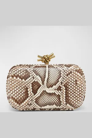 Bottega Veneta Knot Python Minaudiere