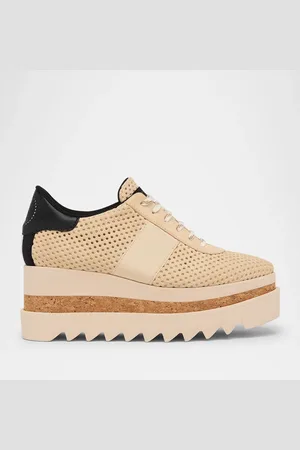 Stella McCartney Sneakelyse Vegan Perforated Platform Sneakers