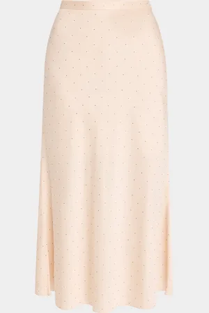 ST. JOHN Crystal Embellished Jersey Skirt