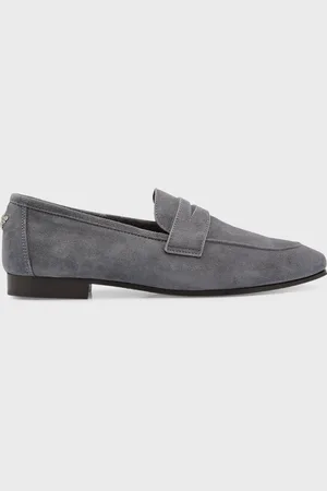 Bougeotte Flaneur Suede Flat Penny Loafers