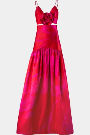 Silvia Tcherassi Helen Flower Drop-Waist Set Dress