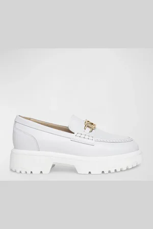 Nero Giardini Leather Medallion Casual Loafers