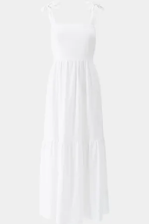 Melissa Odabash Posie Cotton-Linen Maxi Dress