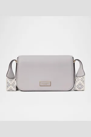 Kate Spade Liv flap leather crossbody bag