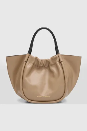 Proenza Schouler Small Ruched Leather Tote Bag