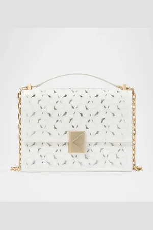 Kate Spade Deco flower eyelet leather shoulder bag