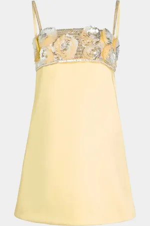Retrofete Lark Flower Sequined Mini Dress
