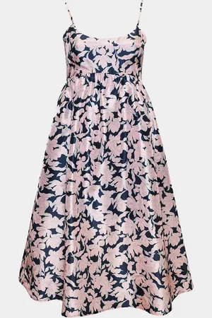 Hutch Brixton Sleeveless Floral-Print Midi Dress
