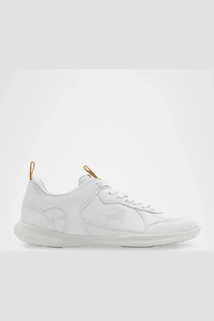 Burberry Blade Check Leather Trainer Sneakers