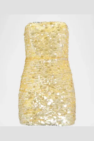 Retrofete Nolia Strapless Sequined Mini Dress