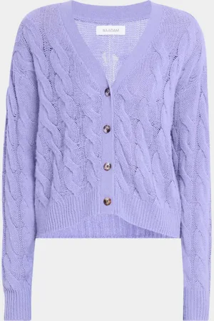 NAADAM Cashmere Airy Open Cable-Knit Cardigan