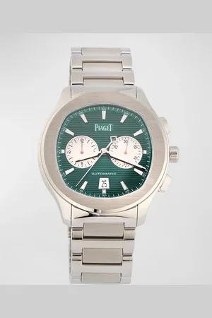 PIAGET 42mm Polo Chronograph Bracelet Watch, Green
