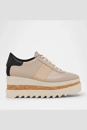 Stella McCartney Sneakelyse Vegan Colorblock Platform Sneakers