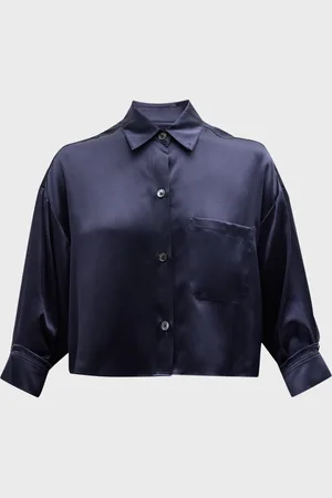 TWP Soon To Be Ex Cropped Shirt in Silk