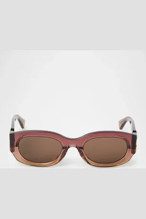 OFF-WHITE Palmer Arrow Oval Sunglasses