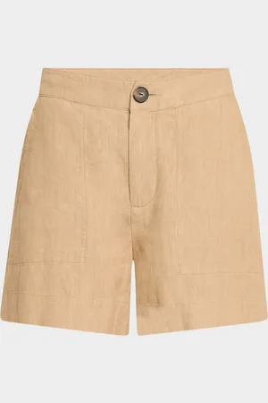 Vince Mid-Rise Hemp Shorts