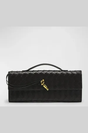 Bottega Veneta Long Andiamo Clutch Bag with Handle