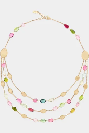Marco Bicego Lunaria 18K Three Strand Collar