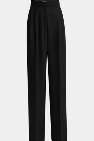 Erdem Pleated Wide-Leg Trousers