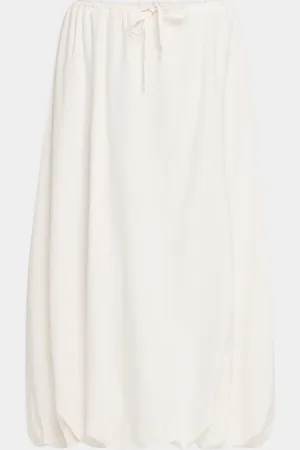 ONIA Air Linen Bubble Maxi Skirt