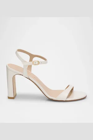 Stuart Weitzman Babette Patent Leather Ankle-Strap Sandals