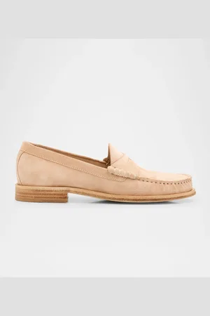 Stuart Weitzman Lottie Suede Penny Loafers