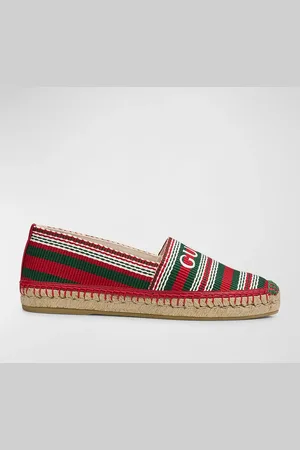 Gucci Sabela Embroidered Logo Espadrille Loafers