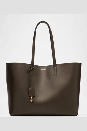 Saint Laurent Shopping Bag East-West Tote in Smooth Leather
