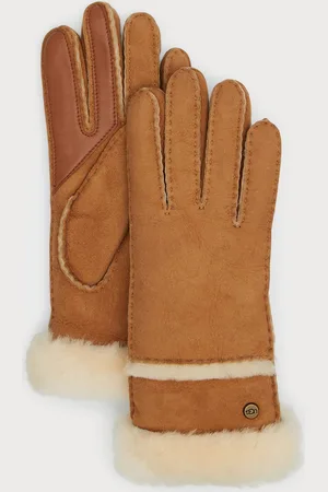 UGG Sheepskin & Shearling Gloves With Zipper