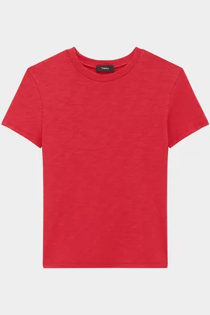 THEORY Tiny Tee 2 Nebulous Organic Cotton Top