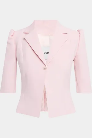 COPERNI Puff-Shoulder Slim Tailored Crop Jacket