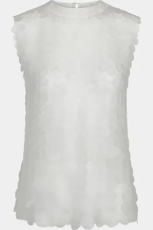 TWP Semi-Sheer Paillette Shell